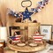 Set of 3 - 4th of July Decorations Wooden Stars (Red White Blue)